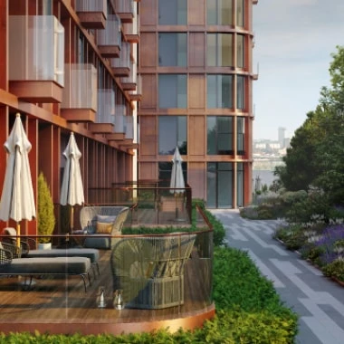 Apartments with private patios