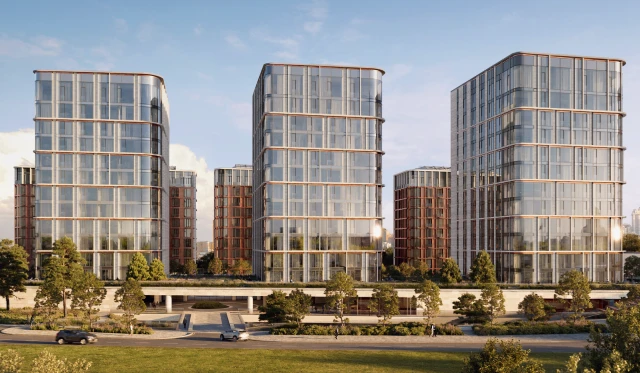 Вид на ЖК Виктори Парк Резиденсез