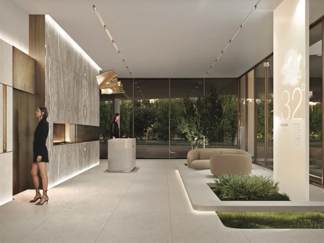 Роскошное лобби ЖК Виктори Парк Резиденсез