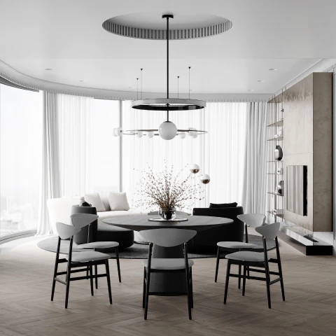 Кухня в ЖК Victory Park Residences